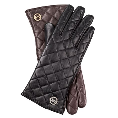 michael kors women's leather gloves